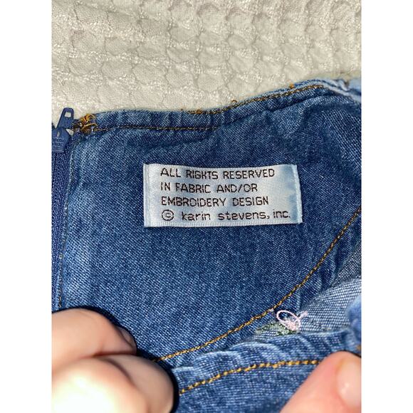 Cottage Core Denim Dress - Picture 8 of 11